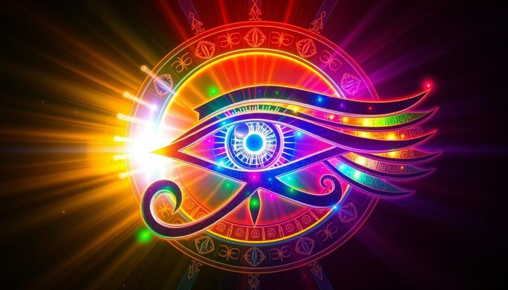 Eye of Horus symbolizing wholeness and completion
