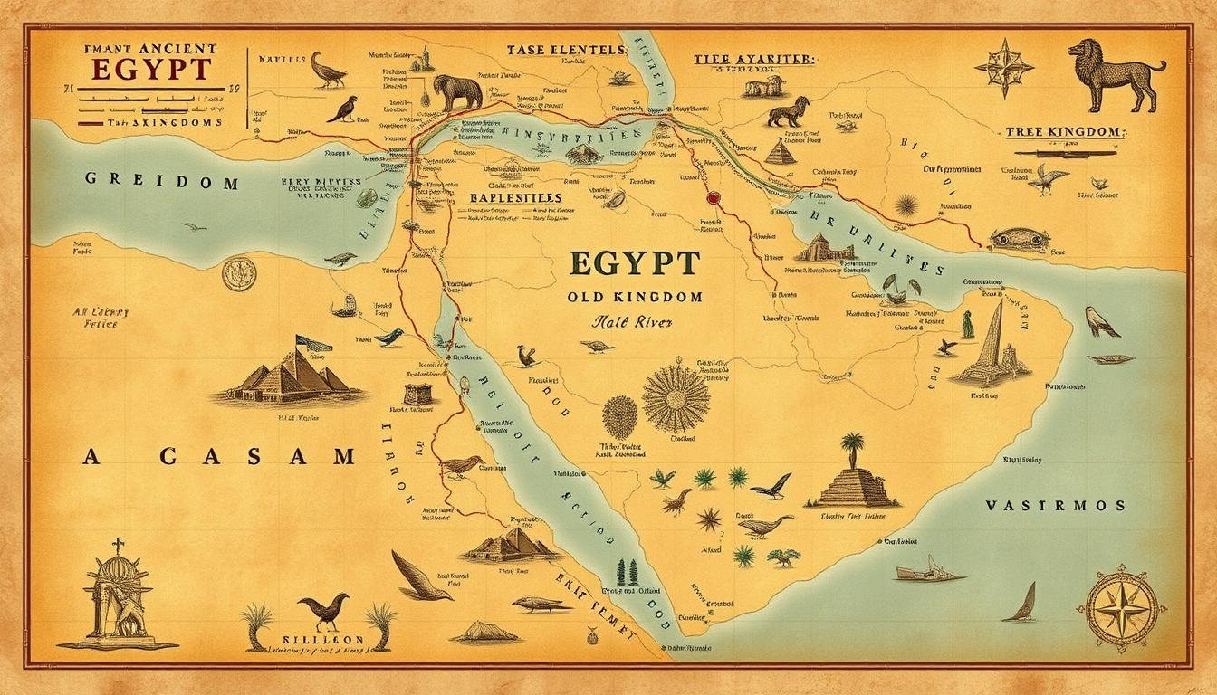 Você está visualizando atualmente Ancient Egypt Old Kingdom Map: Explore History